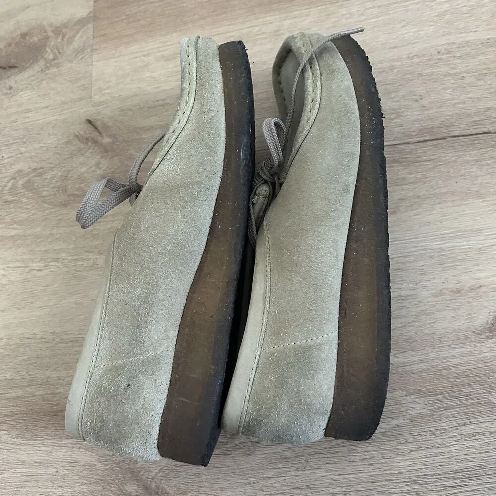 Clarks ORIGINALS Mens Wallabee Boot Suede Boots Size 9 Maple